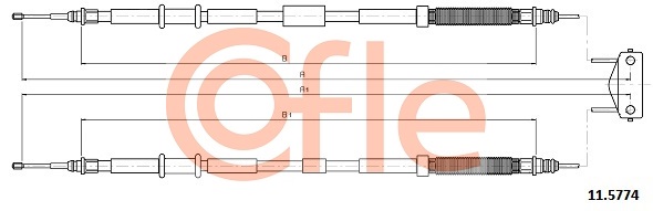 COFLE COF 11.5774 Cofle huzal, rögzítőfék