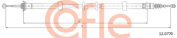 COFLE COF 12.0770 Kézifék bowden, kézifék kötél
