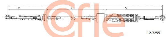 COFLE CFE12.7255 váltóbowden