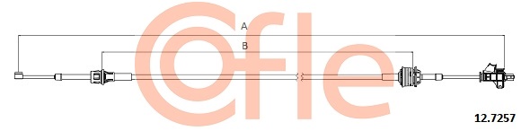 COFLE COF 12.7257 Váltóbowden