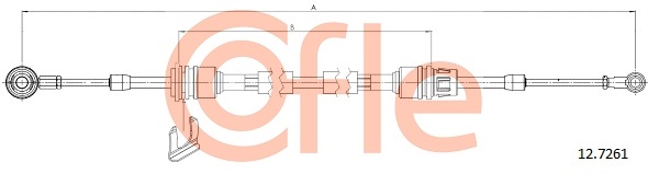 COFLE CFE12.7261 váltóbowden