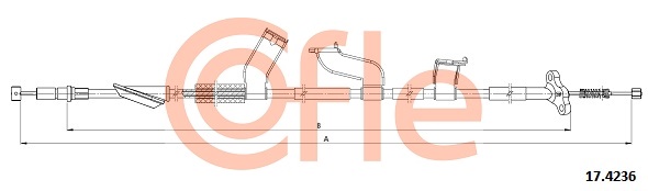 COFLE 92.17.4236 92.17.4236 CABLU FRANA DE PARCARE DR - COFLE