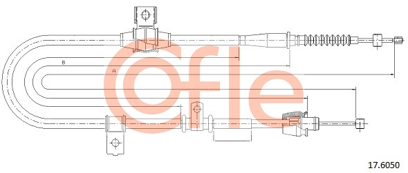 COFLE 92.17.6050 92.17.6050 CABLU FRANA DE PARCARE - COFLE