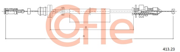 COFLE COF 413.23 Gázbowden