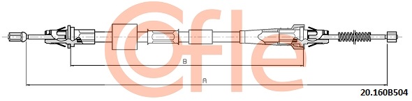 COFLE CFE92.20.160B504 huzal, rögzítőfék