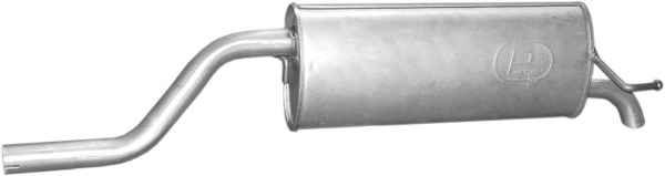 Polmo hátsó kipufogódob, Fiat Grande Punto, Opel Corsa D, 1.0-1.2, 2005-