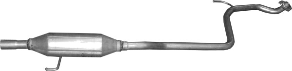 Kipufogódob, közép, Toyota Yaris 1.0, 2005-2012