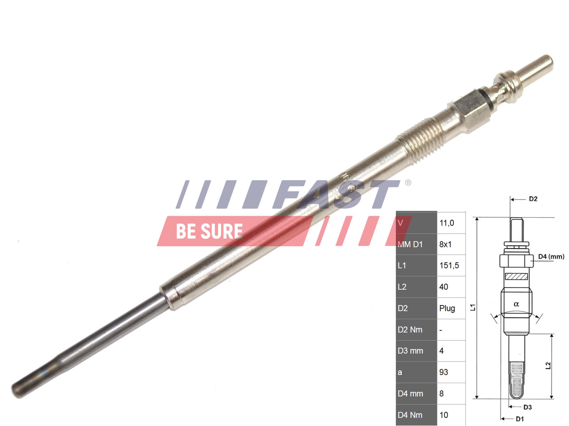 FAST FASFT82706 Izzítógyertya