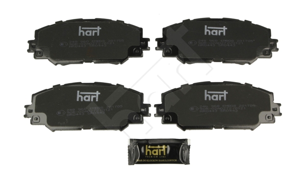 HART 248 960 2433601 - Fékbetét készlet, tárcsafék