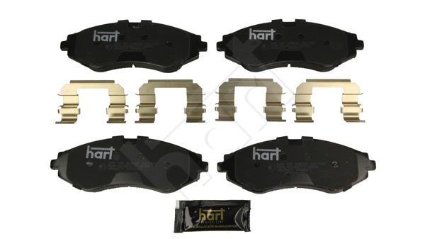 HART 249 187 GDB3171 - Fékbetét készlet, tárcsafék