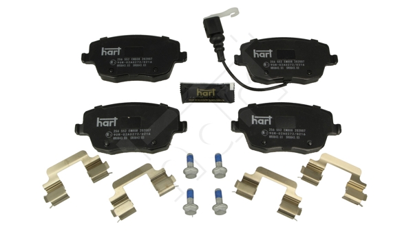 HART 256 552 GDB1472 - Fékbetét készlet, tárcsafék