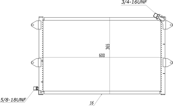 HART 606 214 94204 - Klímakondenzátor, klímahűtő