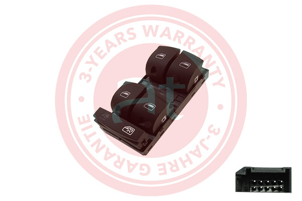 AT AUTOTEILE ATAAT11863 kapcsoló, ablakemelő