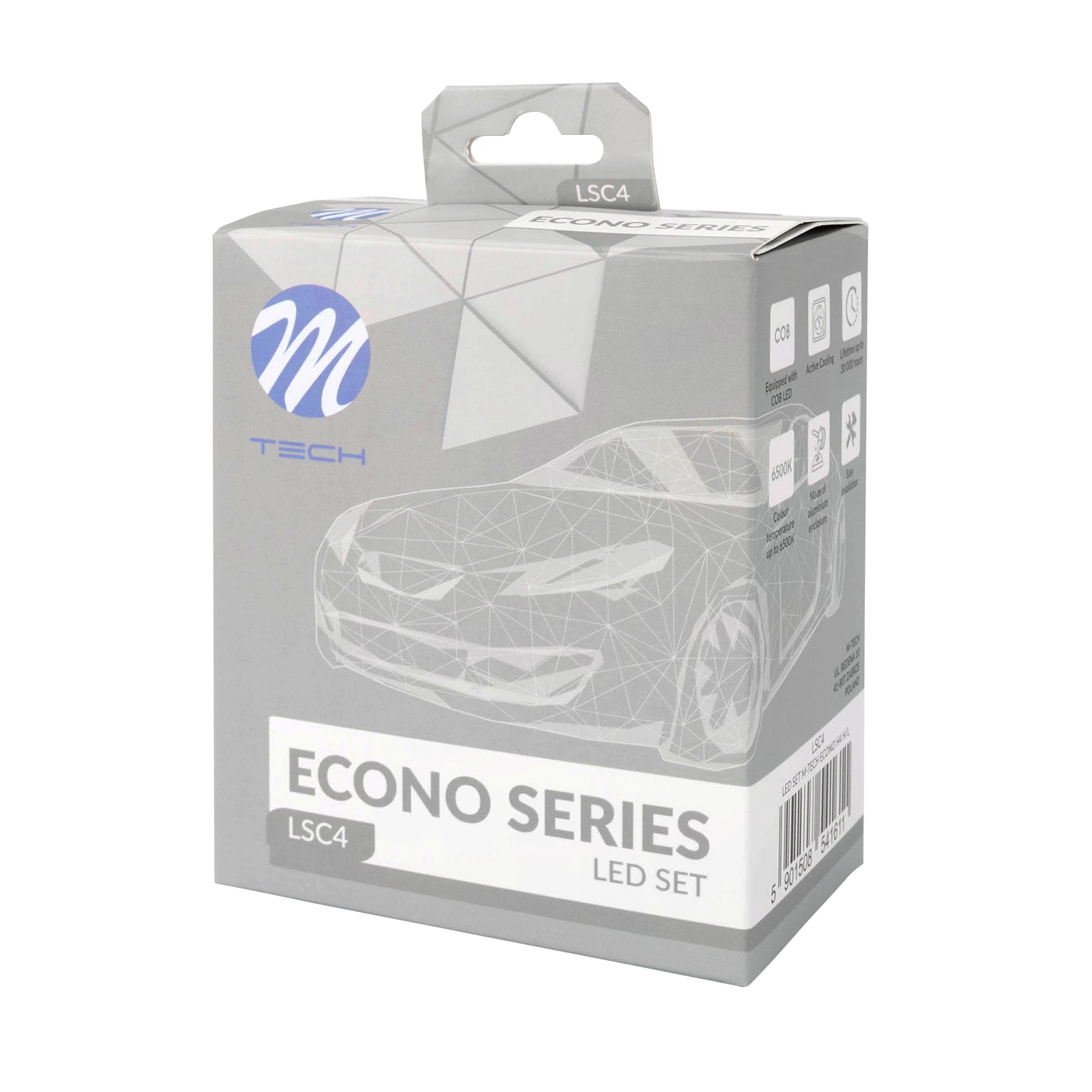  MTELSC4 - Izzó készlet LED H4 12/24V 6500K