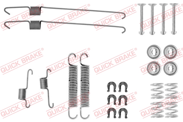 QUICK BRAKE QB105-0001 tartozék készlet, fékpofa