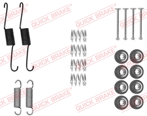 QUICK BRAKE QB105-0031 TARTOZÉK KÉSZLET, FÉKPOFA