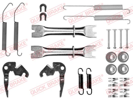 QUICK BRAKE QB105-0033S-02 tartozék készlet, fékpofa