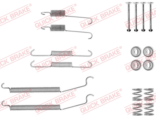 QUICK BRAKE QB105-0039 tartozék készlet, fékpofa