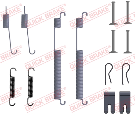 QUICK BRAKE QB105-0053 tartozék készlet, fékpofa