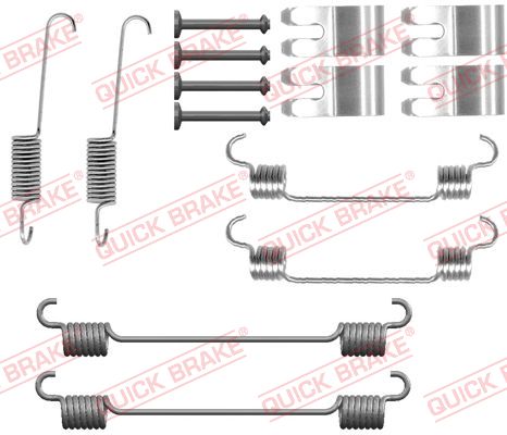 QUICK BRAKE QB105-0076 tartozékkészlet, fékpofa