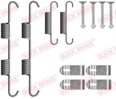 QUICK BRAKE QB105-0077 tartozékkészlet, rögzítőfék pofa