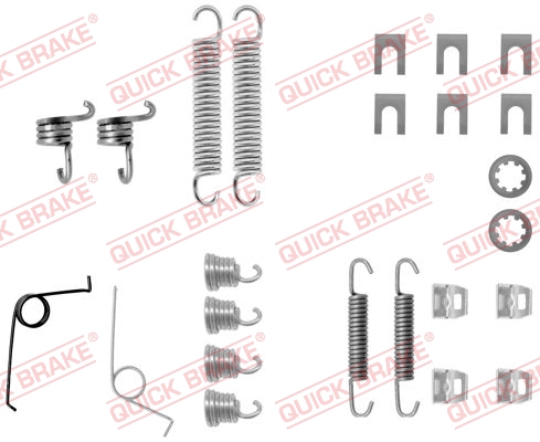 QUICK BRAKE QB105-0545 tartozék készlet, fékpofa