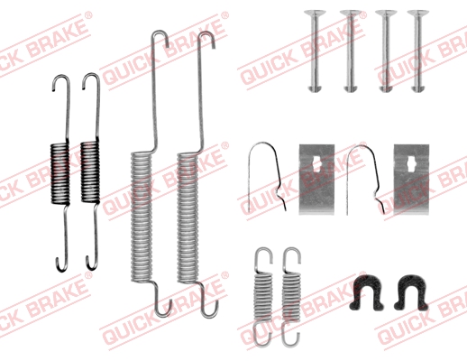 QUICK BRAKE QB105-0668 tartozék készlet, fékpofa