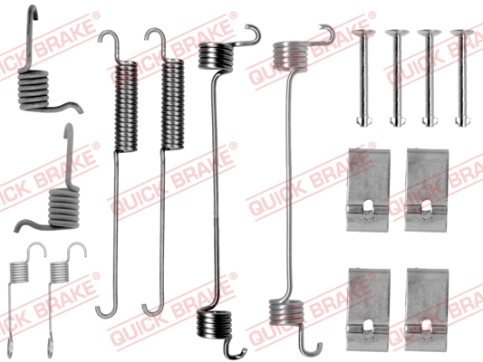 QUICK BRAKE Q105-0676 Szerelék készlet, fékpofa