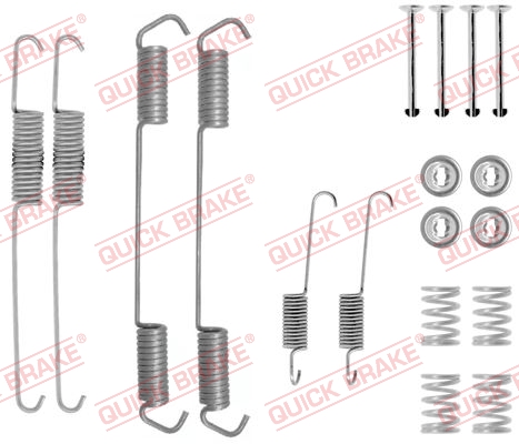 QUICK BRAKE Q105-0689 Szerelék készlet, fékpofa