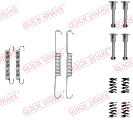 QUICK BRAKE QB105-0690 tartozék készlet, rögzítőfék pofa