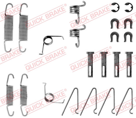 QUICK BRAKE QB105-0703 tartozék készlet, fékpofa