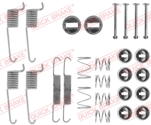 QUICK BRAKE Q105-0714 Szerelék készlet, fékpofa