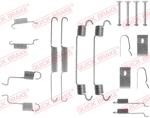 QUICK BRAKE QB105-0742 TARTOZÉK KÉSZLET, FÉKPOFA