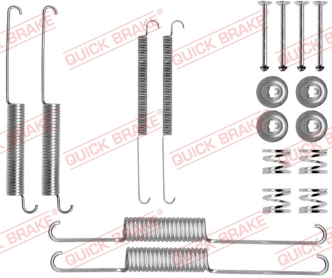 QUICK BRAKE QB105-0758 tartozék készlet, fékpofa