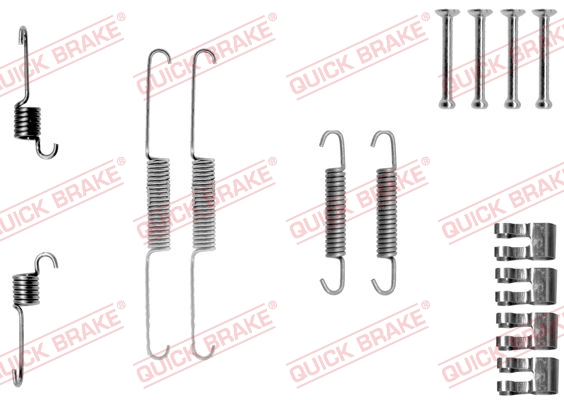 QUICK BRAKE Q105-0763 Szerelék készlet, fékpofa