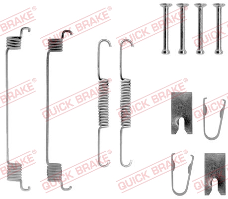 QUICK BRAKE QB105-0789 tartozék készlet, fékpofa