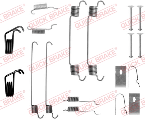 QUICK BRAKE QB105-0799 TARTOZÉK KÉSZLET, FÉKPOFA