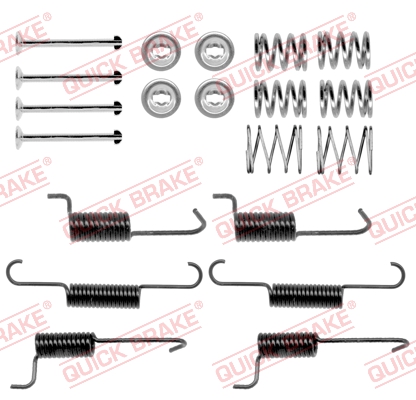 QUICK BRAKE QB105-0823 tartozék készlet, rögzítőfék pofa