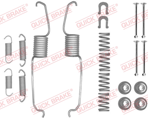 QUICK BRAKE Q105-0853 Szerelék készlet, fékpofa