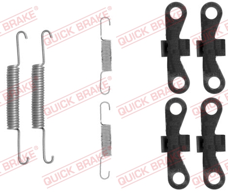 QUICK BRAKE QB105-0869 tartozék készlet, rögzítőfék pofa