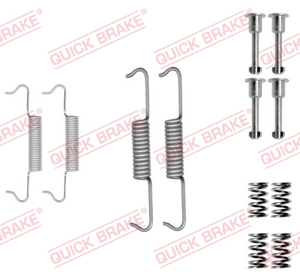 QUICK BRAKE QB105-0877 tartozék készlet, rögzítőfék pofa