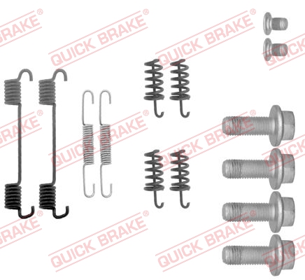 QUICK BRAKE QB105-0878 TARTOZÉK KÉSZLET, RÖGZÍTŐFÉK POFA