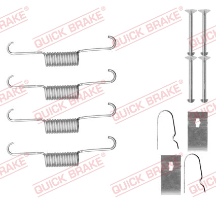 QUICK BRAKE Q105-0884 Szerelék készlet, fékpofa