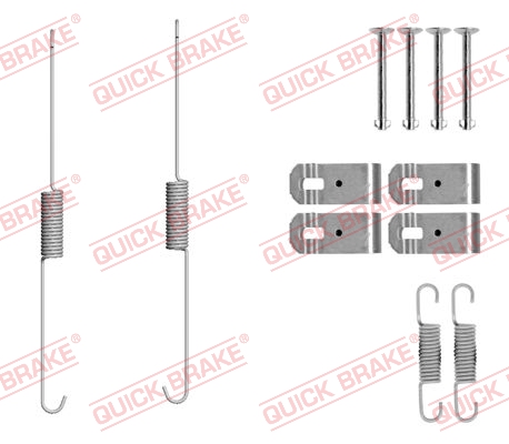 QUICK BRAKE QB105-0888 TARTOZÉK KÉSZLET, FÉKPOFA