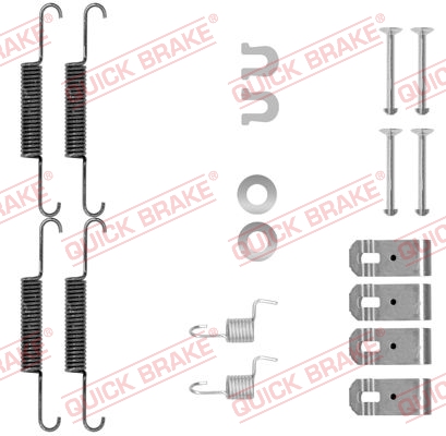 QUICK BRAKE QB105-0895 tartozék készlet, rögzítőfék pofa