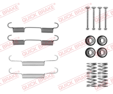 QUICK BRAKE QB105-0896 tartozék készlet, rögzítőfék pofa