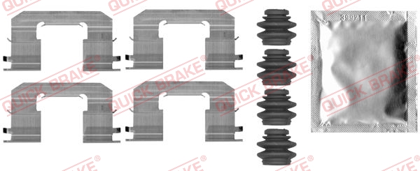 QUICK BRAKE QB109-0006 FEKBETÉT SZER. SZETT HYUNDAI P. I10 1,2 13-