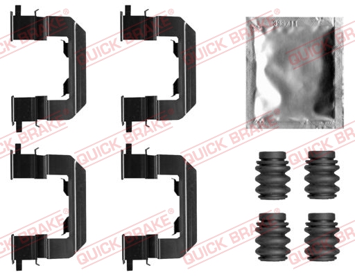 QUICK BRAKE QB109-0019 FEKBETÉT SZER. SZETT KIA P. CARENS 13-