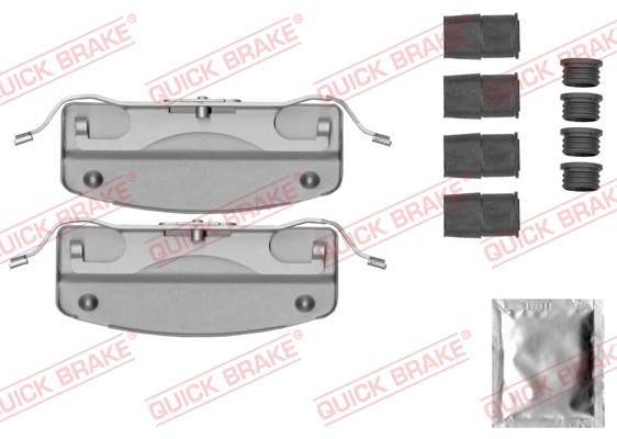 QUICK BRAKE QB109-0041 tartozékkészlet, tárcsafékbetét