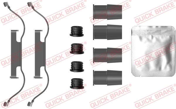 QUICK BRAKE QB109-0088 tartozékkészlet, tárcsafékbetét